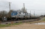 AMTK 60 leads train P092-22 northbound past the Fairgrounds